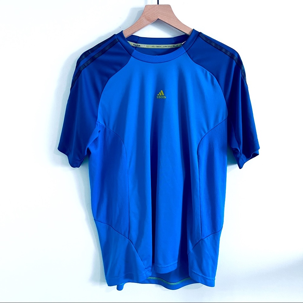 Adidas Electric Blue ClimaCool Athletic Shirt